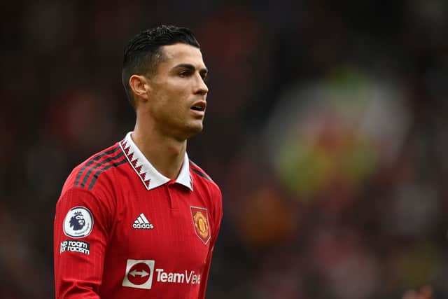 Manchester United star Cristiano Ronaldo. (Photo by Dan Mullan/Getty Images)