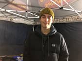 Sam Fender before turning on the Newcastle Christmas Lights in 2019 (Image: Newcastle City Council)