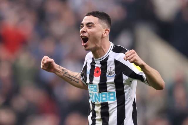 Newcastle United winger Miguel Almiron. (Photo by George Wood/Getty Images)