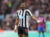 Newcastle United star Allan Saint-Maximin. (Photo by George Wood/Getty Images)
