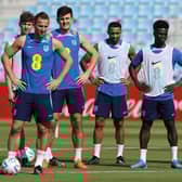 Callum Wilson pictured in England training ahead of the World Cup (Image: Getty Images)