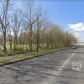 The crash happened along the A191 in New York (Image: Google Streetview)
