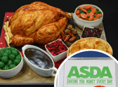 Asda has launched a frozen Christmas dinner deal which costs under £25 for 5 people