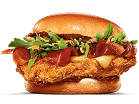 The Steakhouse Crispy Chicken burger is the first chicken burger to feature on the fast food giant’s Gourmet Kings range. 