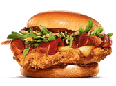 The Steakhouse Crispy Chicken burger is the first chicken burger to feature on the fast food giant’s Gourmet Kings range. 