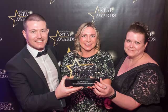 Newcastle Airport won big at the Travel Bulletin Star Awards 2022