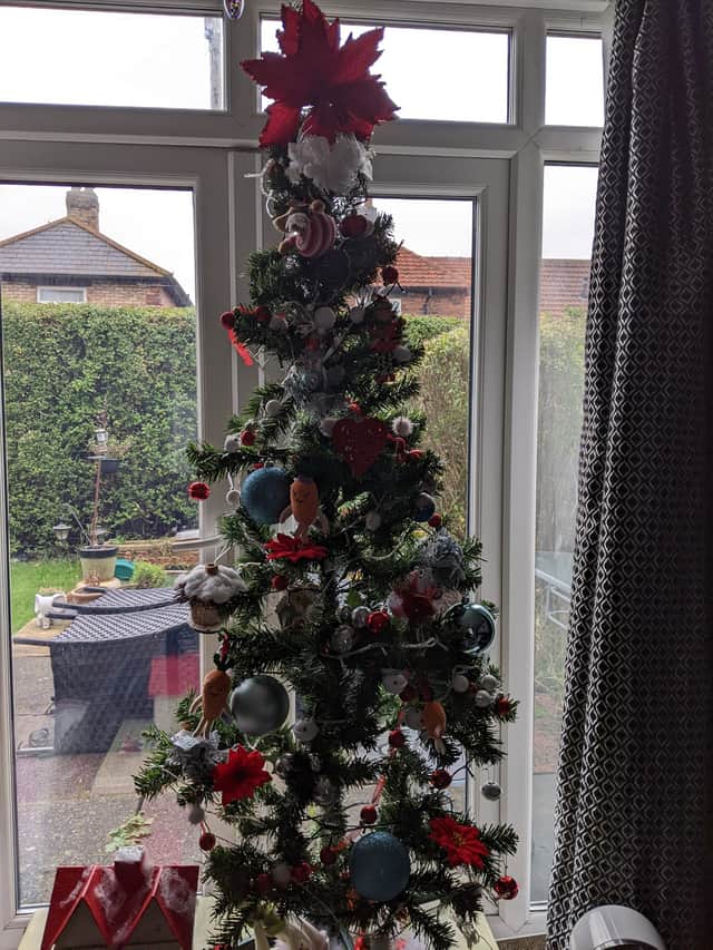Angela Hill’s Christmas decorations