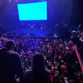 The screen bugs during the match at NX Newcastle