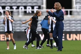 Newcastle United co-owner Amanda Staveley. (Photo by Stu Forster/Getty Images)