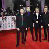 Westlife (L-R) Shane Filan, Mark Feehily, Nicky Bryne and Kian Egan