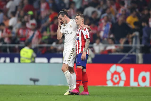 Gareth Bale and Kieran Trippier pictured together during their time in Spain. (Photo by Angel Martinez/Getty Images)