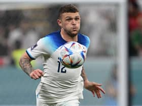 Newcastle United right-back Kieran Trippier.  (Photo by KIRILL KUDRYAVTSEV/AFP via Getty Images)