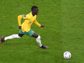 Australia youngster Garang Kuol will just Newcastle United in January. (Photo by Stu Forster/Getty Images)