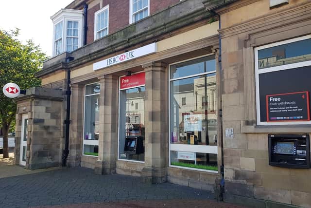 The HSBC branch in Whitley Bay is one of three branches in the Newcastle region affected the bank’s announcement