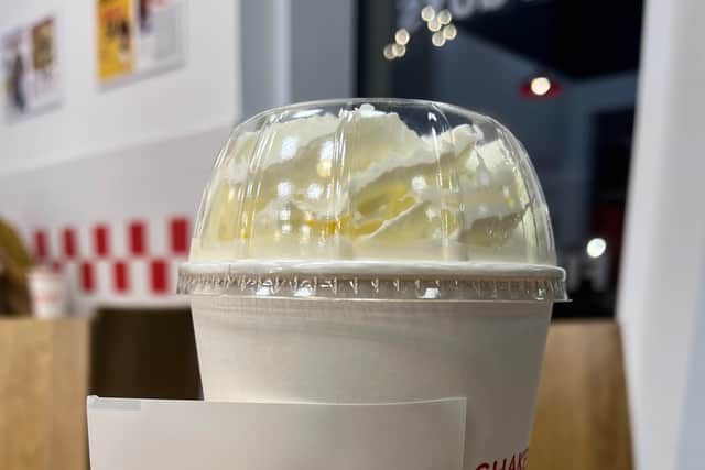 The milkshake is available at Five Guys until Boxing Day