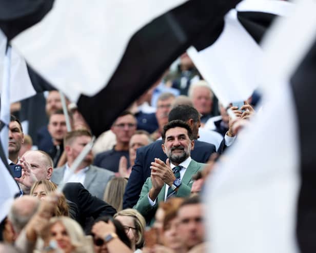 Newcastle United non-executive chairman and chair of PIF Yasir Al-Rumayyan. (Photo by Clive Brunskill/Getty Images)