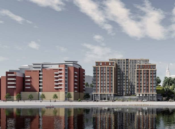 <p>New plans for the Plot 12 development on Newcastle\'s Quayside. Photo: Whittam Cox Architects via Newcastle City Council planning portal.</p>