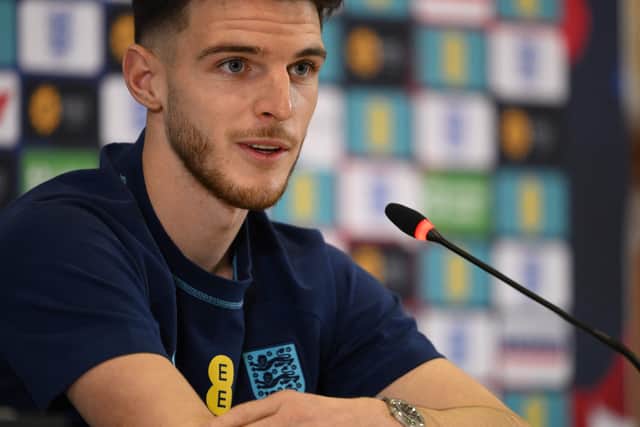 Declan Rice announces wish to leave West Ham