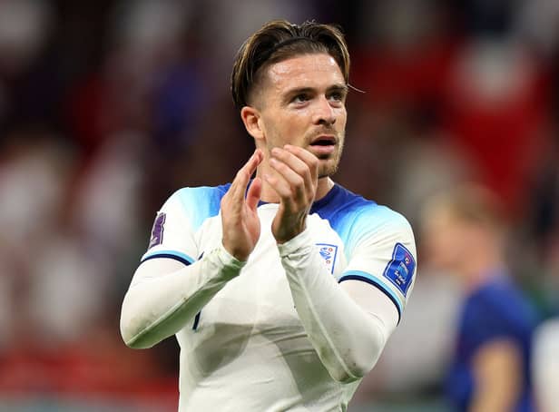 <p>England and Manchester City winger Jack Grealish. (Photo by Francois Nel/Getty Images)</p>