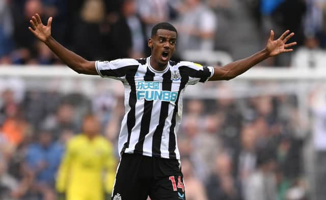 Newcastle United striker Alexander Isak. (Photo by Stu Forster/Getty Images)