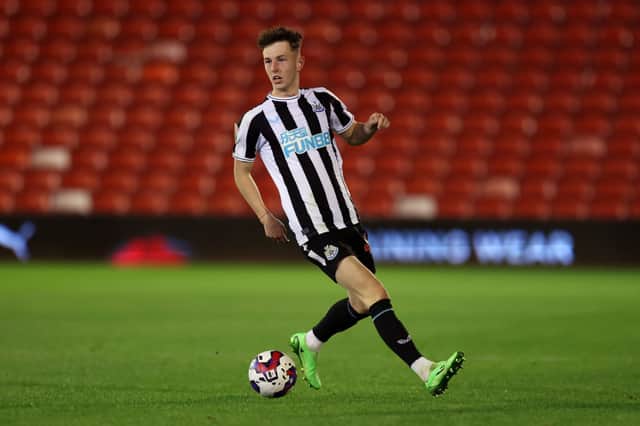 <p>Newcastle United midfielder Joe White. (Photo by George Wood/Getty Images)</p>