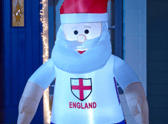 Is Santa an England fan? You can decide