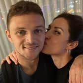 Kieran Trippier and Charlotte Trippier reunited