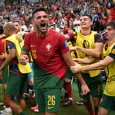 Goncalo Ramos of Portugal scored an excellent hat-trick against Switzerland (Getty Images)