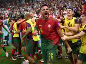 Goncalo Ramos of Portugal scored an excellent hat-trick against Switzerland (Getty Images)