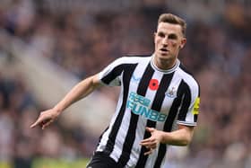 Newcastle United striker Chris Wood. (Photo by George Wood/Getty Images)