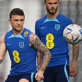 Newcastle United and England right-back Kieran Trippier. (Photo by PAUL ELLIS/AFP via Getty Images)