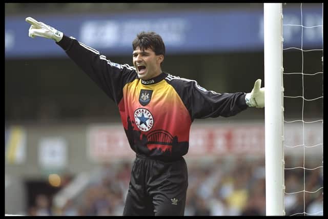 Shaka Hislop and Pavel Srnicek enjoyed a positive relationship despite competing for a place in the Newcastle United starting eleven (Credit:Ben Radford/Allsport