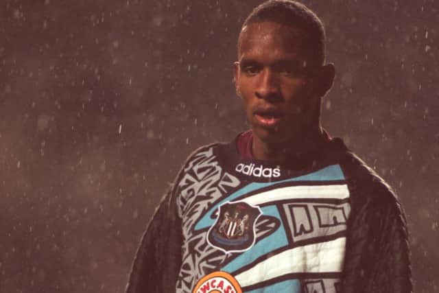 Shaka Hislop in action during Newcastle United’s home win against Blackburn Rovers in 1995 (Photo: Mark Thompson/ALLSPORT)