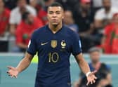 Paris Saint-Germain and France star Kylian Mbappe. (Photo by FRANCK FIFE/AFP via Getty Images)