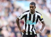 Newcastle United striker Alexander Isak. (Photo by George Wood/Getty Images)