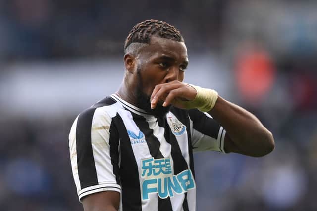 Newcastle United star Allan Saint-Maximin. (Photo by Stu Forster/Getty Images)