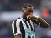 Newcastle United star Allan Saint-Maximin. (Photo by Stu Forster/Getty Images)