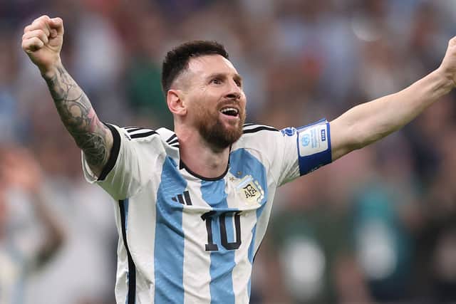 Lionel Messi is a World Cup winner.  (Photo by Julian Finney/Getty Images)