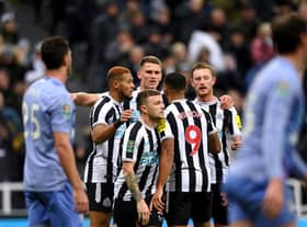 Newcastle United player ratings from the 1-0 win over Bournemouth in the Carabao Cup. (Photo by Stu Forster/Getty Images)