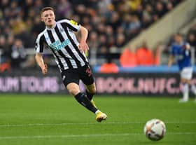 Newcastle United midfielder Elliot Anderson. (Photo by Stu Forster/Getty Images)