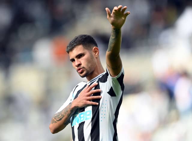 Newcastle United midfielder Bruno Guimaraes. (Photo by Stu Forster/Getty Images)