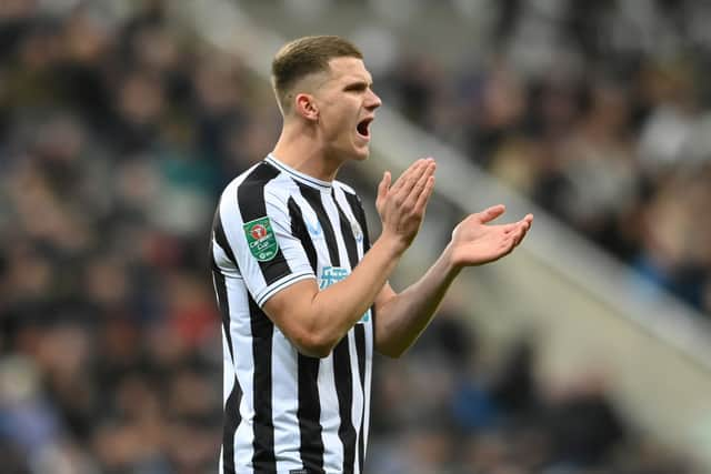 Newcastle United defender Sven Botman. (Photo by Stu Forster/Getty Images)