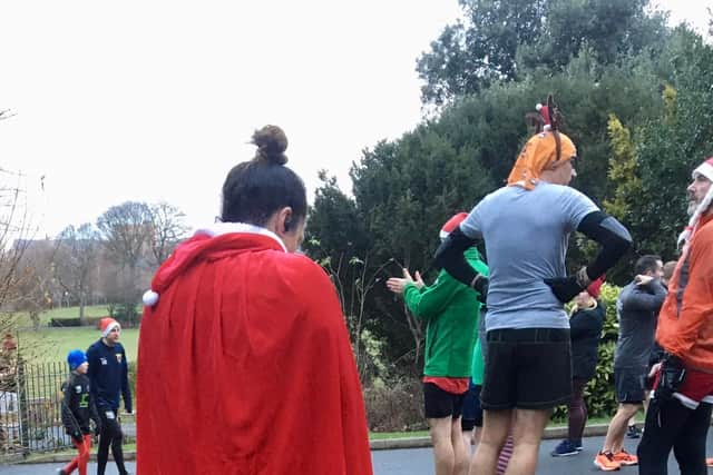 Even the region’s furry friends get into the festive spirit (Image: Gateshead parkrun)