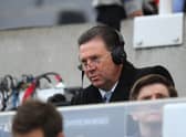  Ex-Newcastle player and media pundit Chris Waddle looks on at St James’ Park (Photo by Stu Forster/Getty Images)