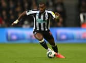 Newcastle United winger Allan Saint-Maximin. (Photo by Stu Forster/Getty Images)