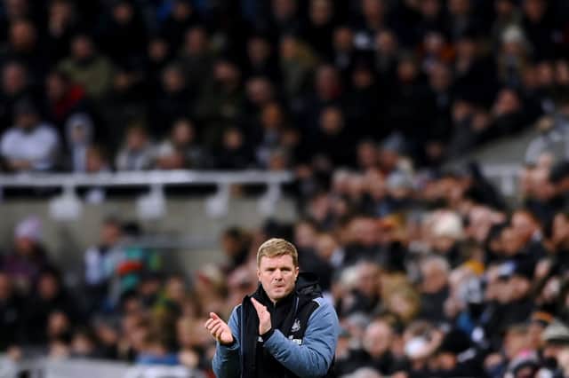 Newcastle United head coach Eddie Howe. (Photo by Stu Forster/Getty Images)