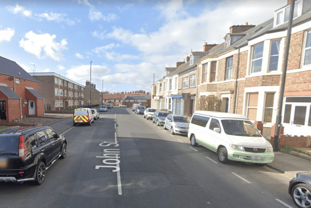 The incident happened on John St in Cullercoats (Image: Google Streetview)