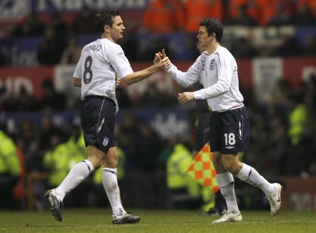 <p>It seems Joey Barton and Frank Lampard didn’t see eye-to-eye on international duty (Image: Getty Images)</p>