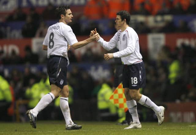 It seems Joey Barton and Frank Lampard didn’t see eye-to-eye on international duty (Image: Getty Images)