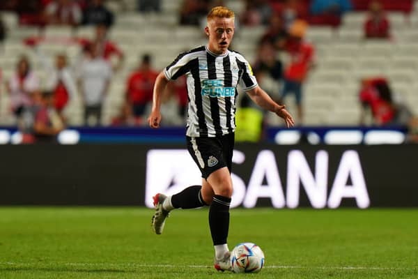 Newcastle United midfielder Matty Longstaff is on loan at Colchester United.  (Photo by Gualter Fatia/Getty Images) 